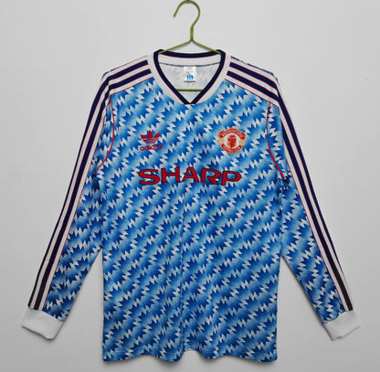 Maillot extérieur à manches longues de Manchester United 1990/92