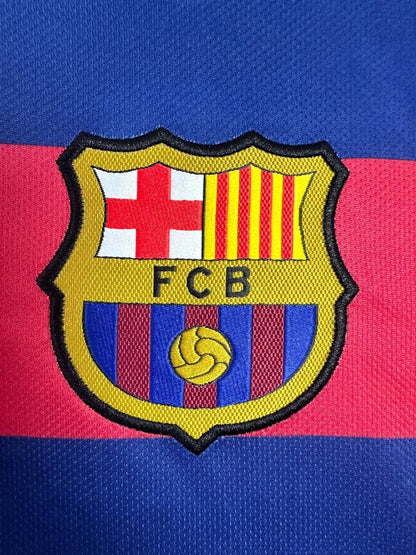 2015/16 Barcelona home long sleeved jersey