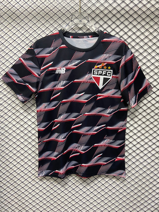 24/25 S ã o Paulo patterned pre match training jersey