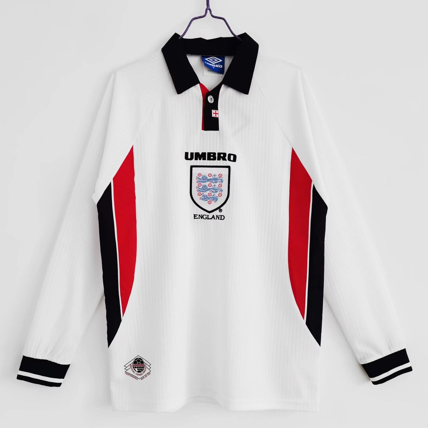 1998 England home long sleeved jersey