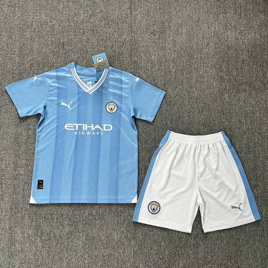 23-24 Manchester City Home Kids Set