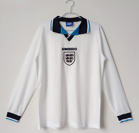 1996 England home long sleeved jersey