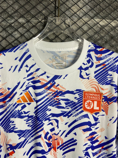 24/25 Lyon pre match training jersey in color