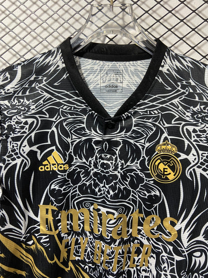 23/24 Real Madrid Black Dragon Special Jersey