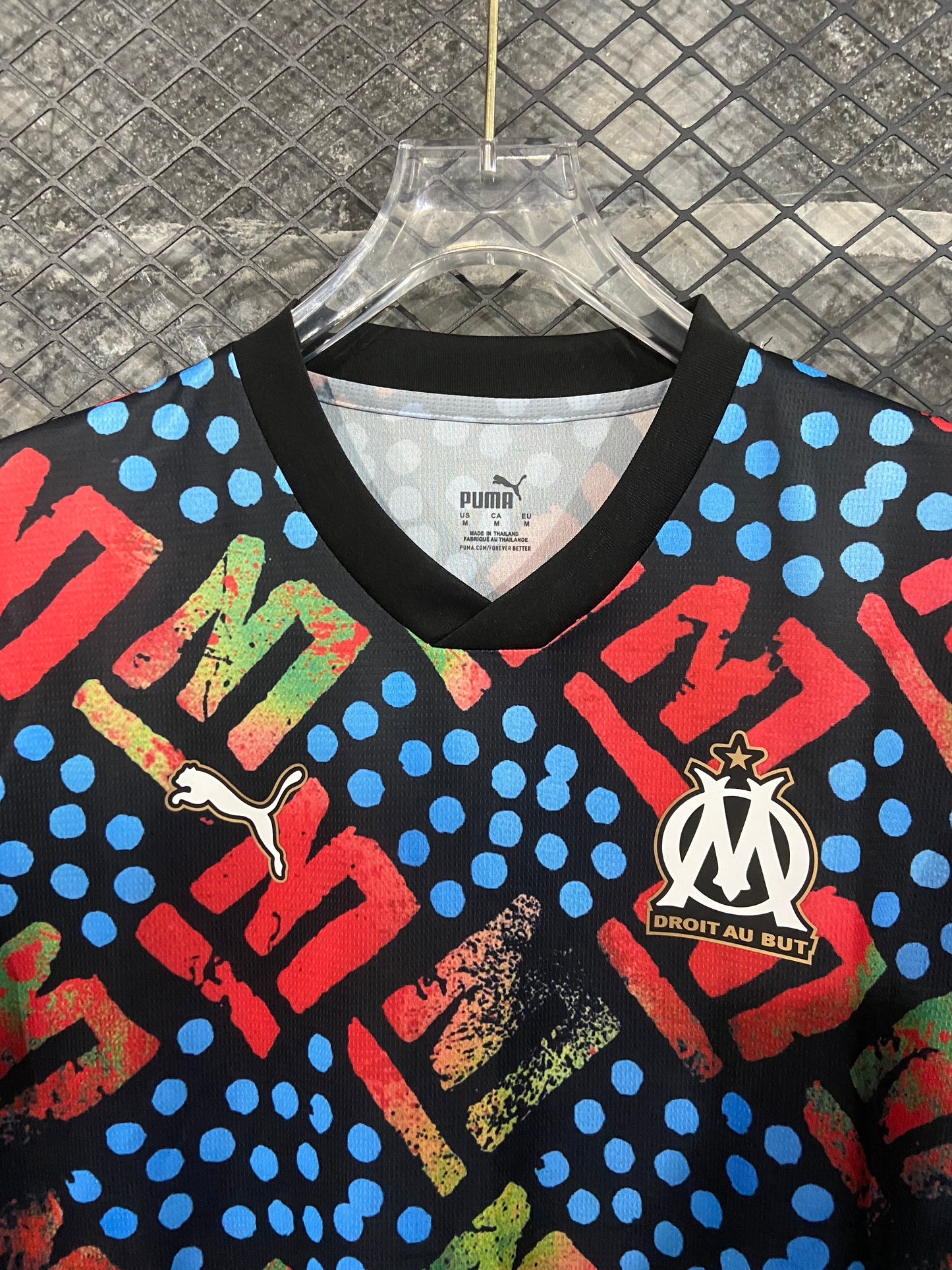 24/25 Marseille Africa Line black No. 13 pre-match training jersey