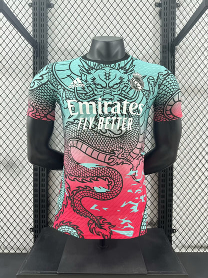 24/25 Real Madrid Colorful Dragon Pattern jersey