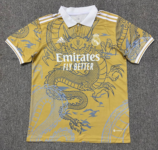 23/24 Real Madrid Golden Dragon jersey