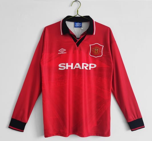 1994/96 Manchester United home long sleeved jersey