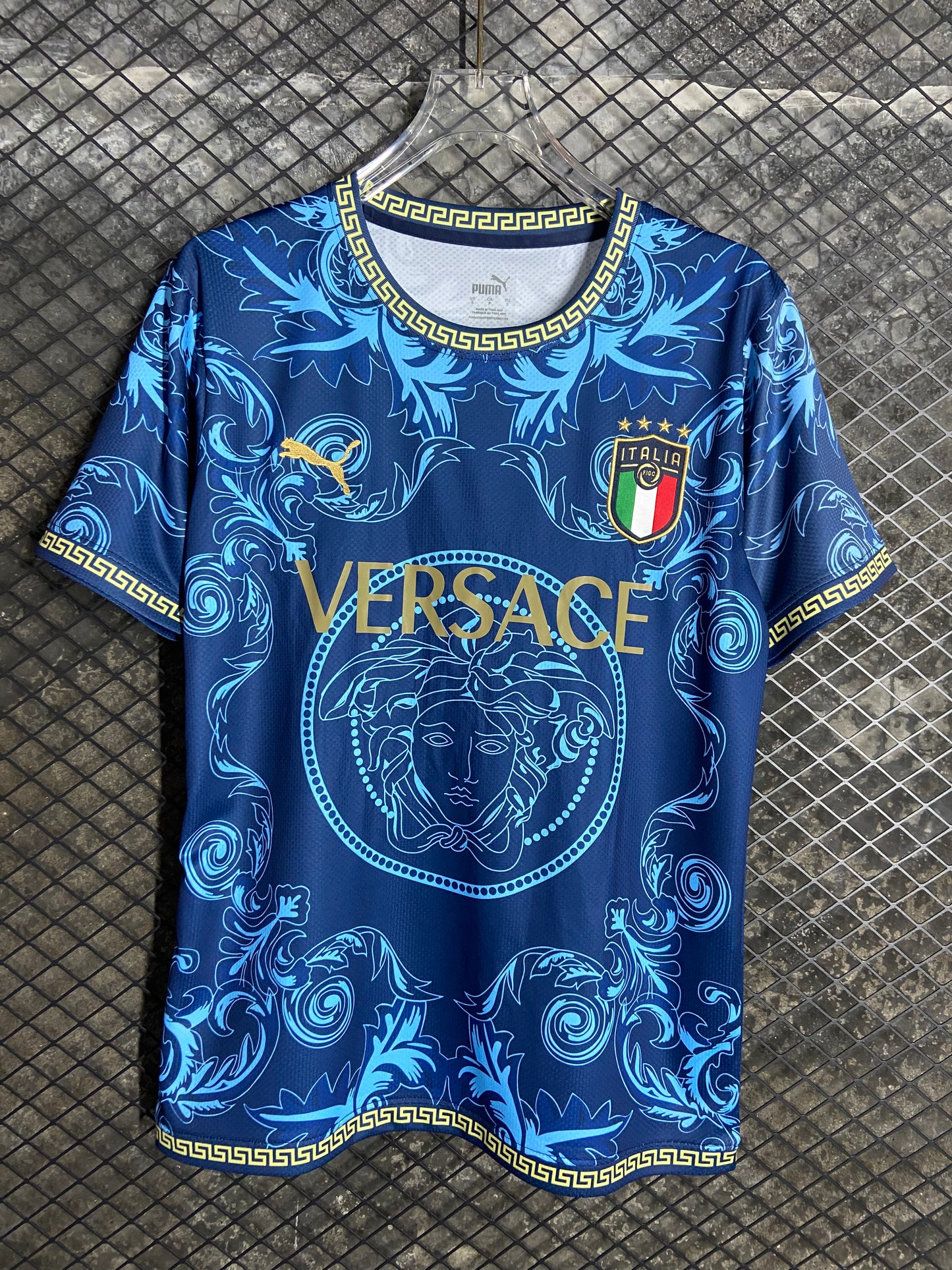 23/24 Italian Versace blue jersey