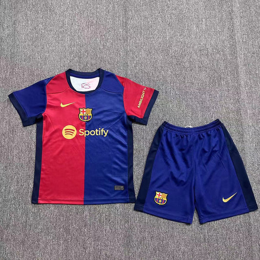 24-25 Barcelona Home Kids Set