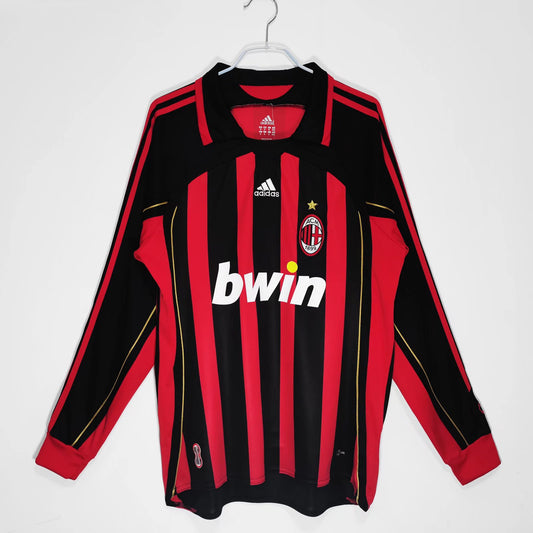 2006/2007 AC Milan home long sleeved jersey