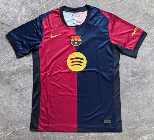 24/25 Barcelona home new advertising jersey