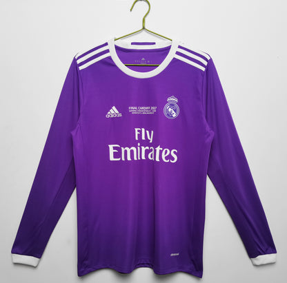 2016/2017 Real Madrid away long sleeved jersey