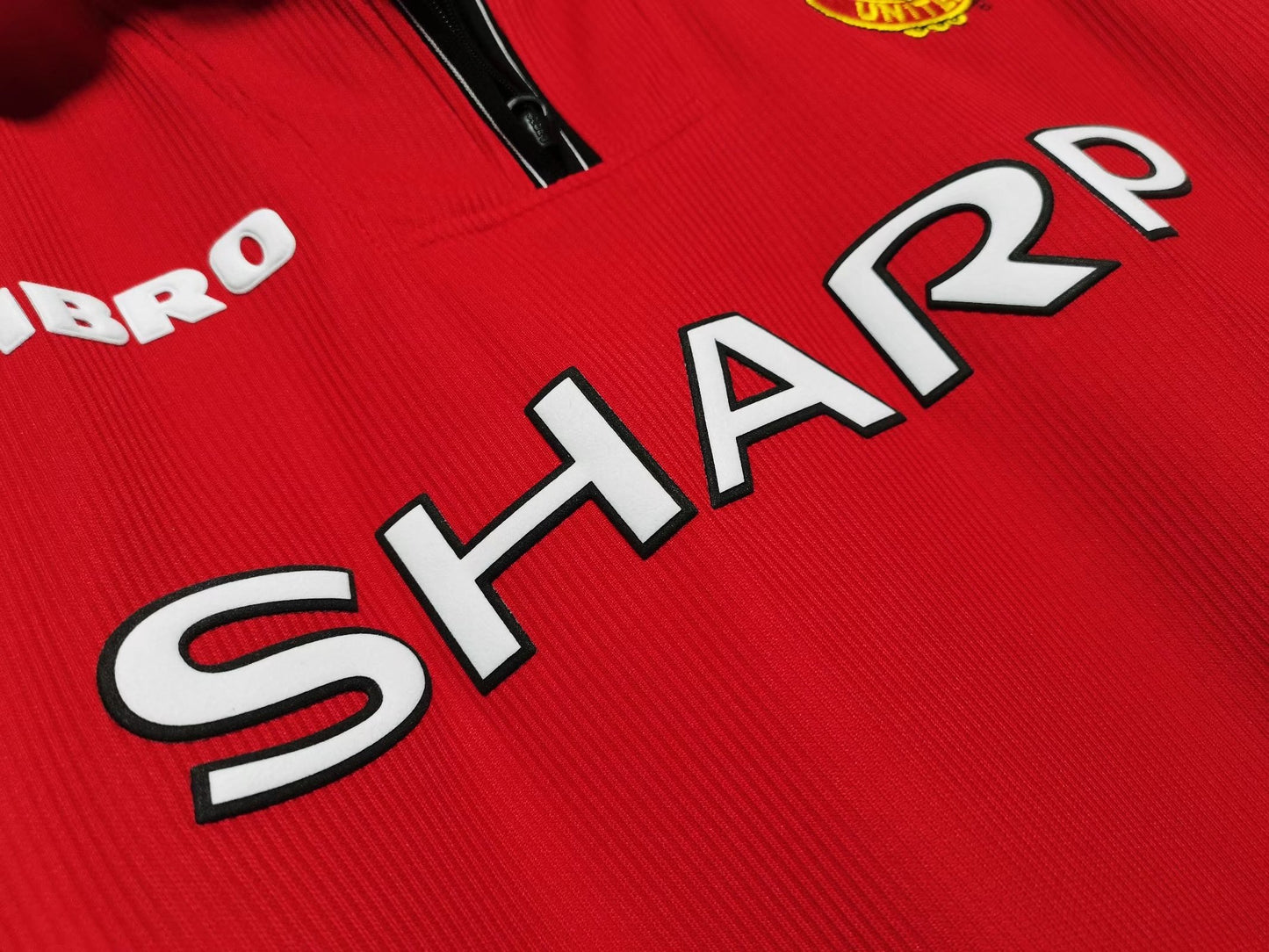 1998/1999 Manchester United home long sleeved jersey