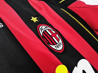 2006/2007 AC Milan home long sleeved jersey