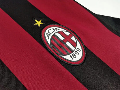 2009/2010 AC Milan home long ball jersey