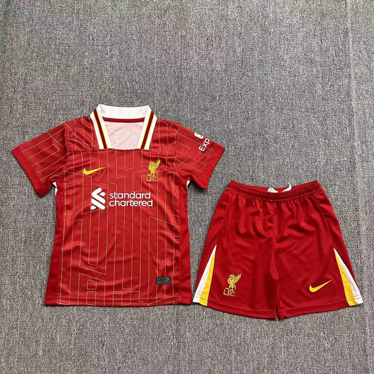 24-25 Liverpool Home Kids Set