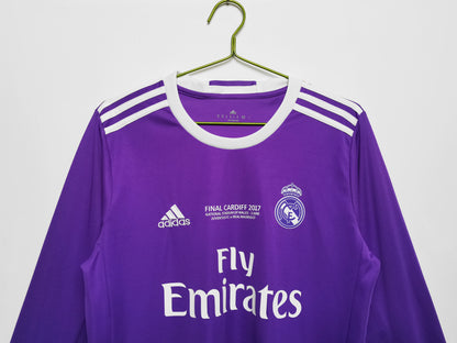 2016/2017 Real Madrid away long sleeved jersey