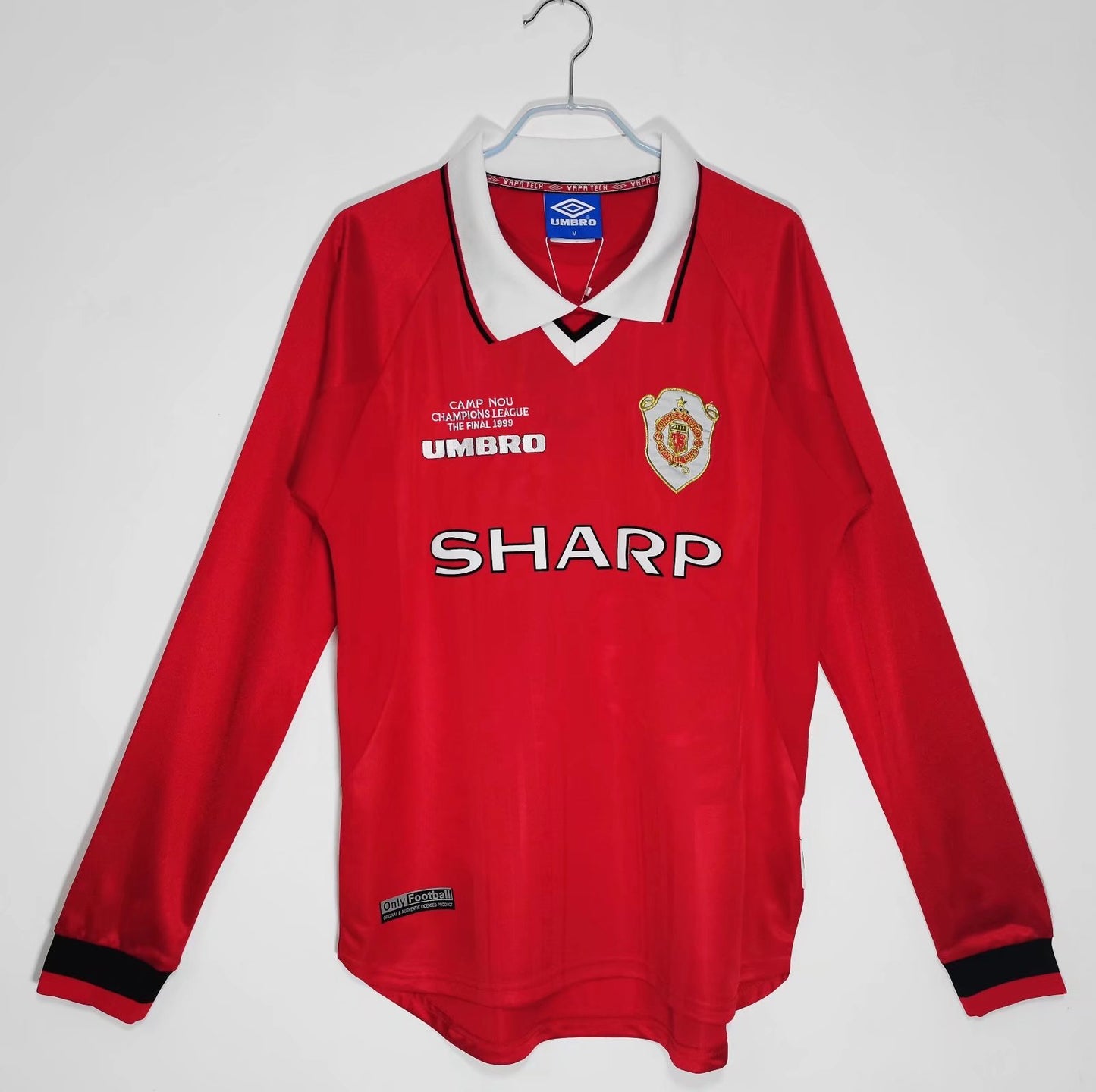 1999/00 Manchester United home long sleeved jersey