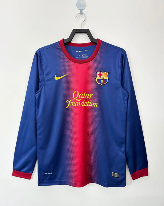 2012/13 Barcelona home long sleeved jersey