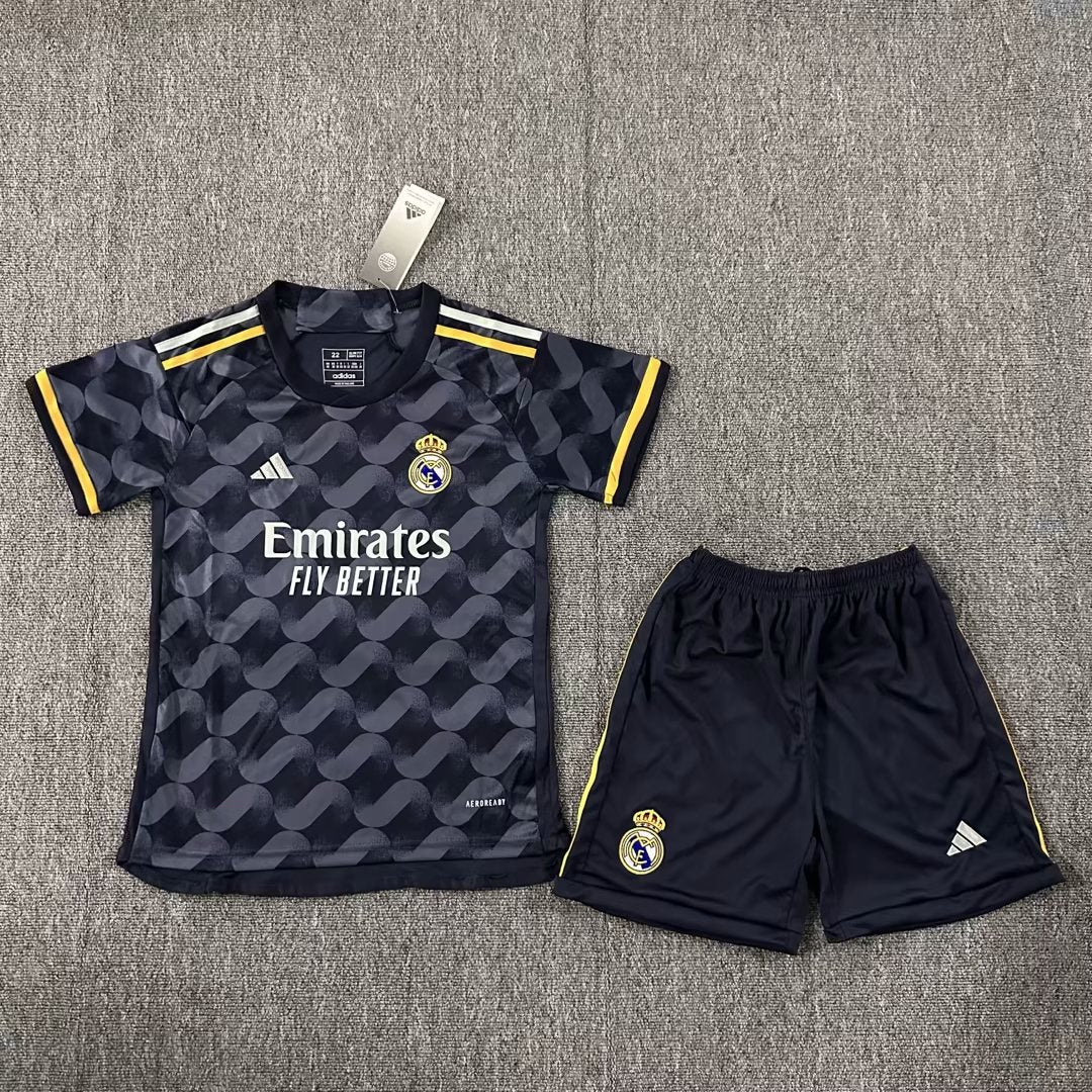 23-24 Real Madrid away kids set