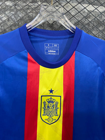 24/25 Spain Blue Pre match Training Jersey