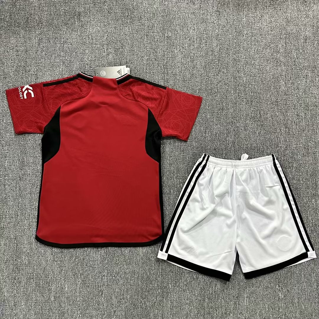 23-24 Manchester United Home Kids Set