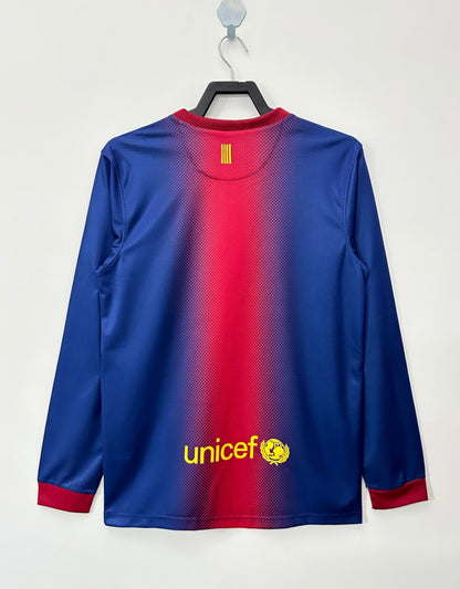 2012/13 Barcelona home long sleeved jersey