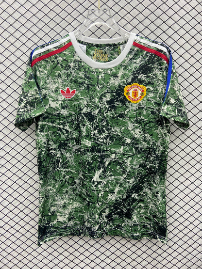 24/25 Manchester United dark green co branded jersey