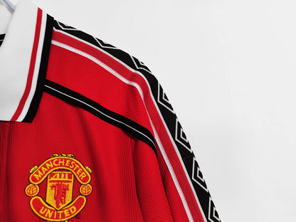 1998/1999 Manchester United home long sleeved jersey