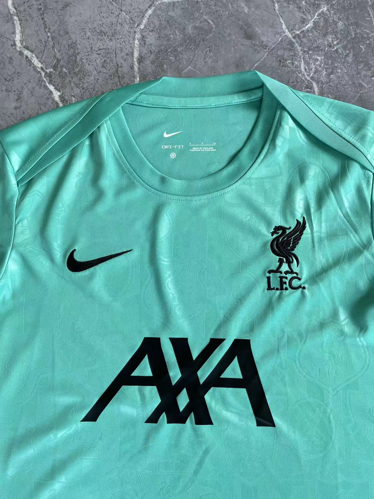 24/25 Liverpool pre match training jersey green