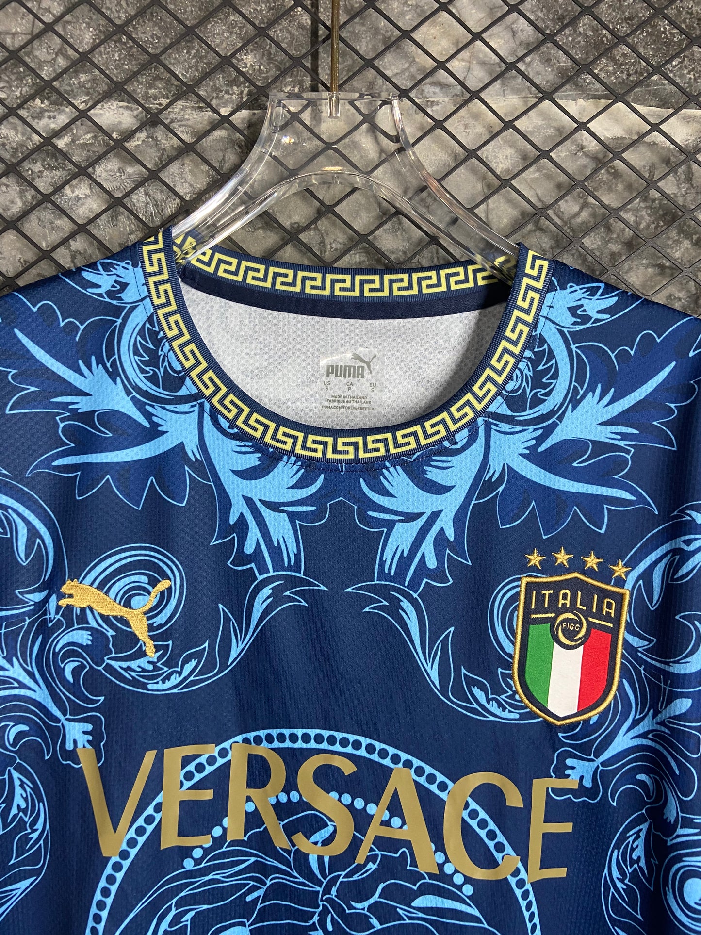 23/24 Italian Versace blue jersey