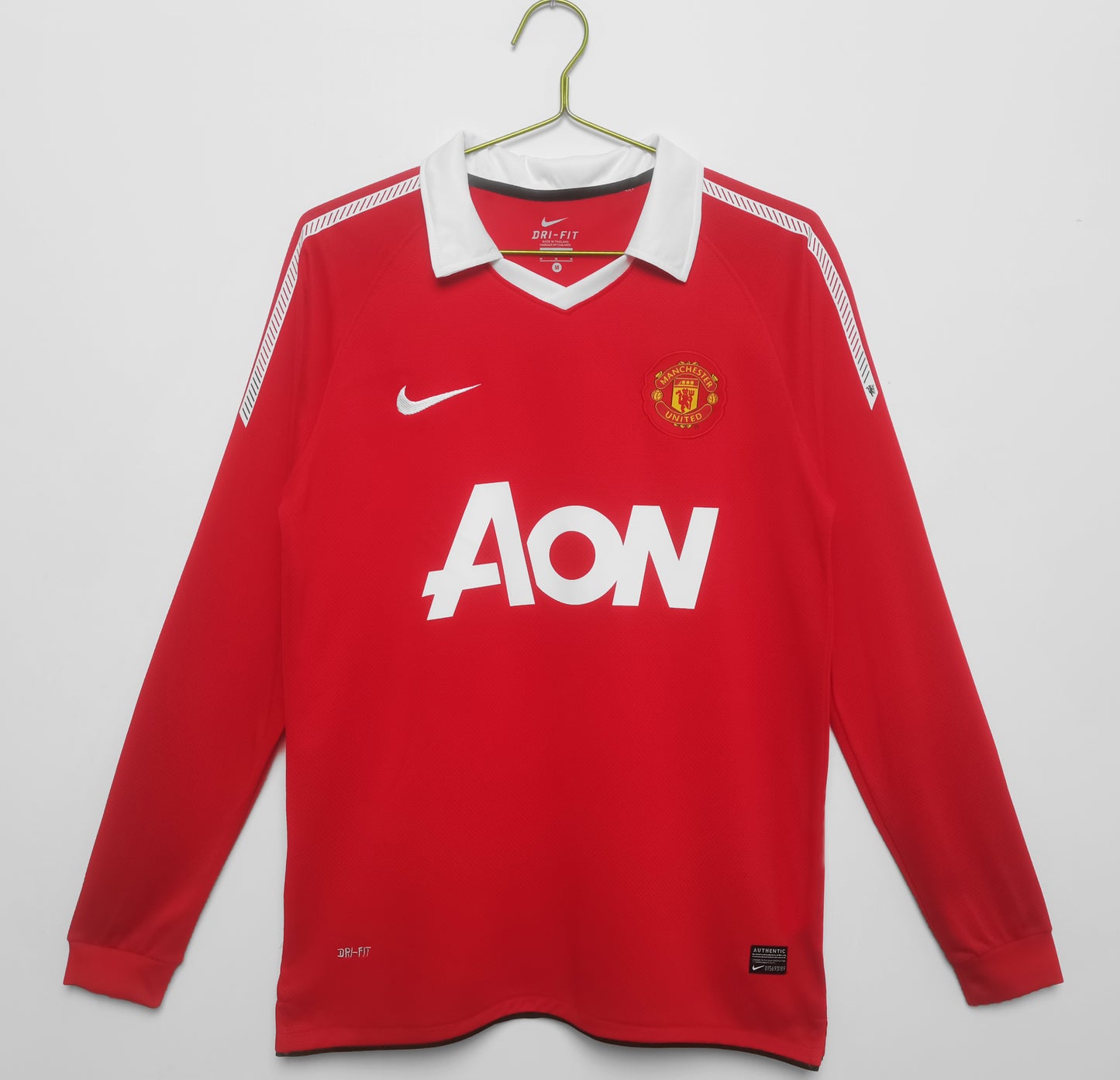 2010/11 Manchester United home long sleeved jersey