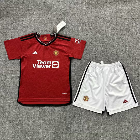 23-24 Manchester United Home Kids Set