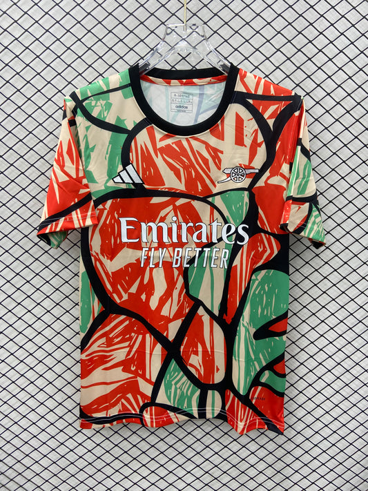 24/25 Arsenal coloured pre-match training kit