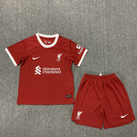 23-24 Liverpool Home Kids Set