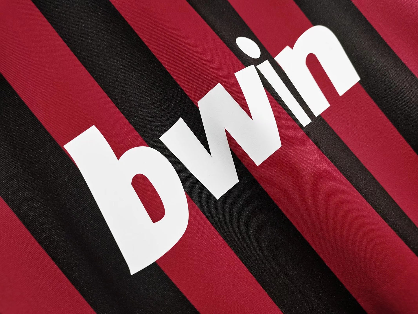 2009/2010 AC Milan home long ball jersey