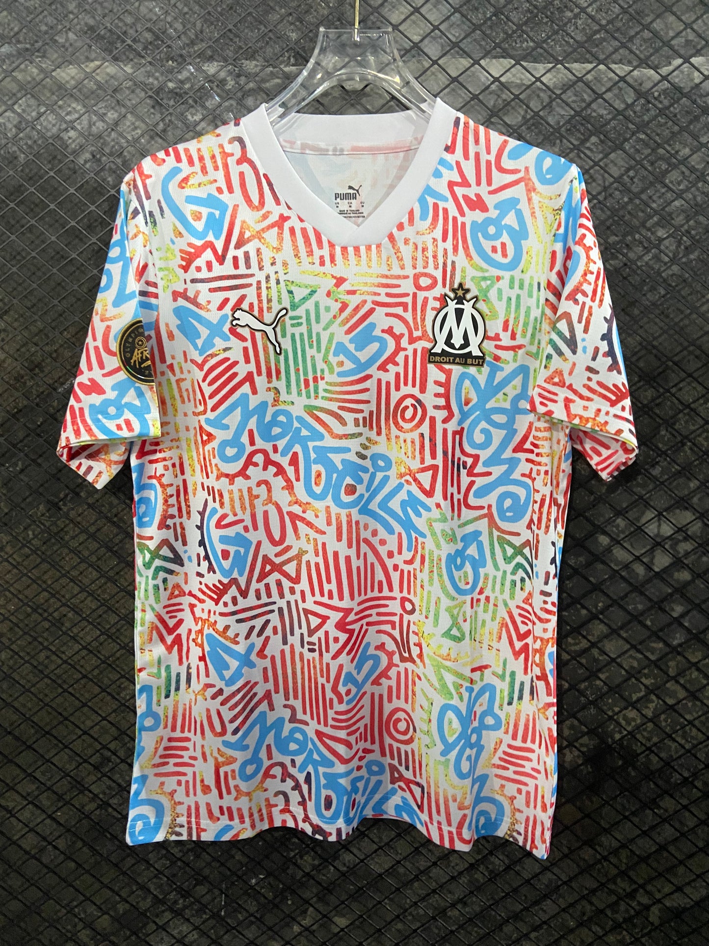 24/25 Marseille Africa Tour Colorful Pre match Training Jersey