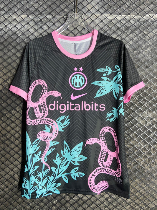 24/25 Inter Milan Double Pink Snake Black  jersey