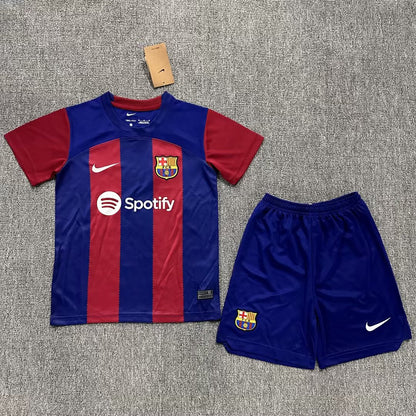 23-24 Barcelona Home Kids Set