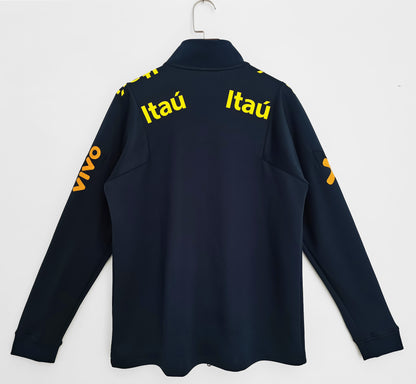 2022/2023 Brazilian navy blue long sleeved jersey