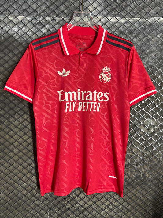 24/25 Real Madrid Red Polo Shirt