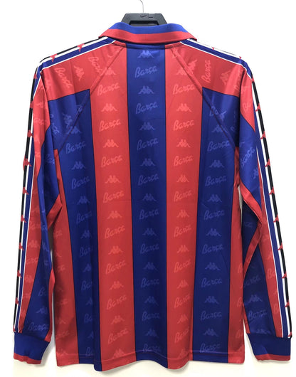 96/97 Barcelona home long sleeved jersey