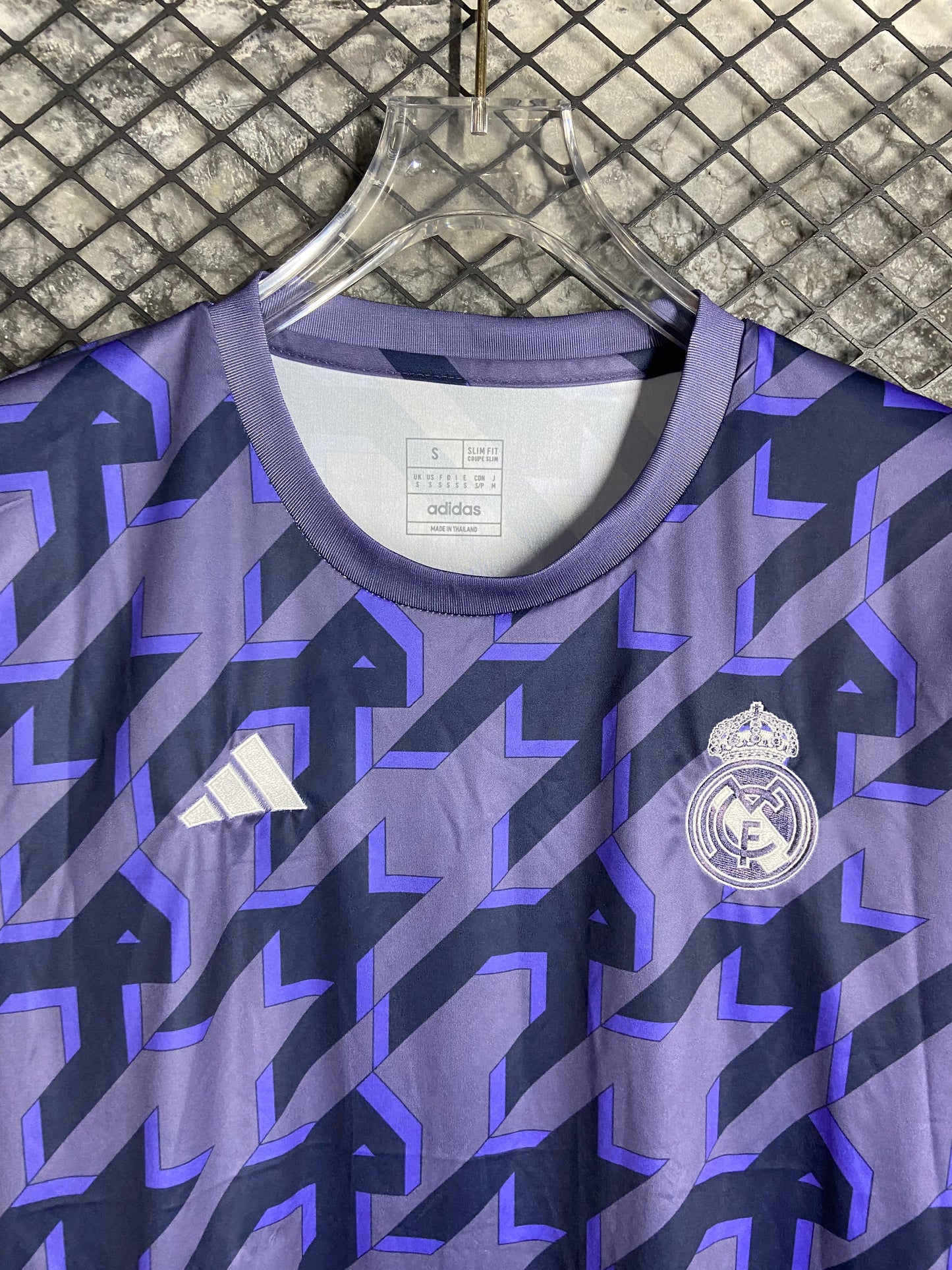 23/24 Real Madrid Purple Shadow Navy training jersey