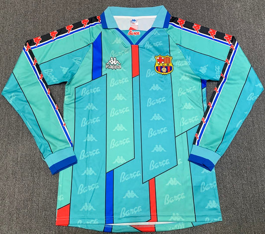 1996/97 Barcelona away long sleeved jersey