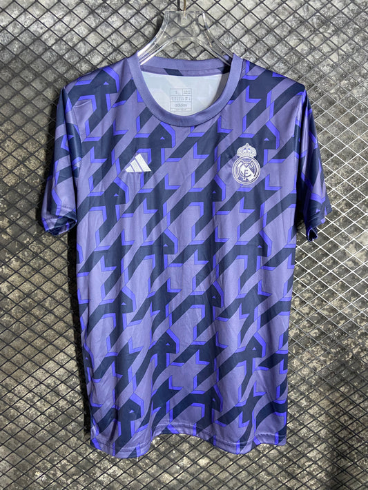 23/24 Real Madrid Purple Shadow Navy training jersey