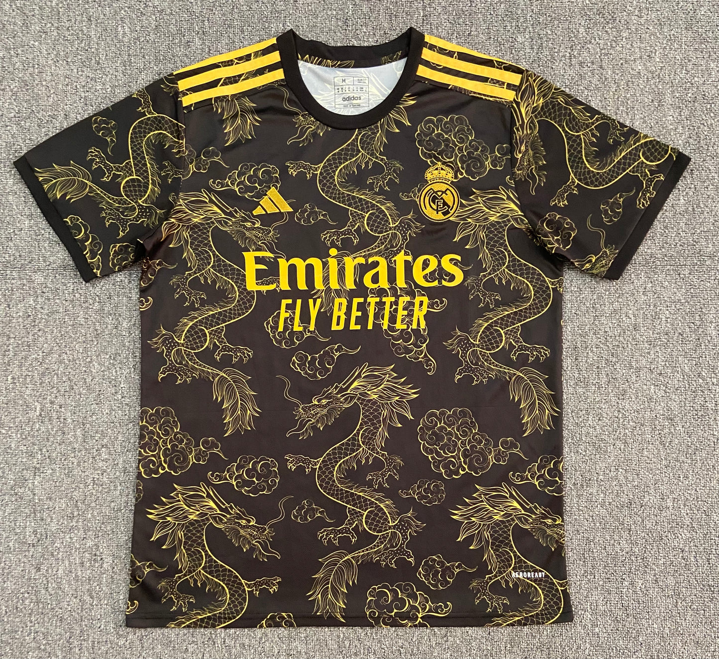 23/24 Real Madrid training jersey Golden Dragon edition