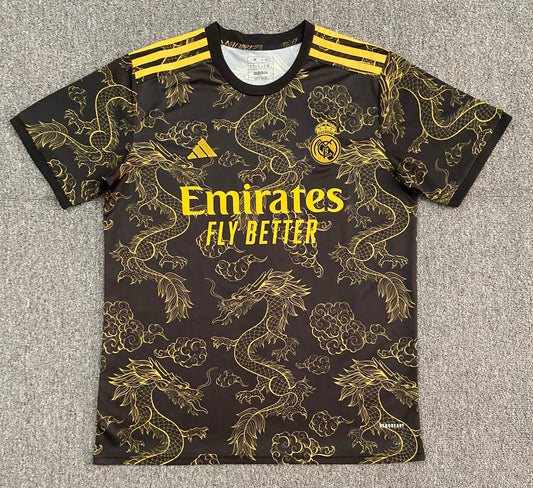 23/24 Real Madrid training jersey Golden Dragon edition