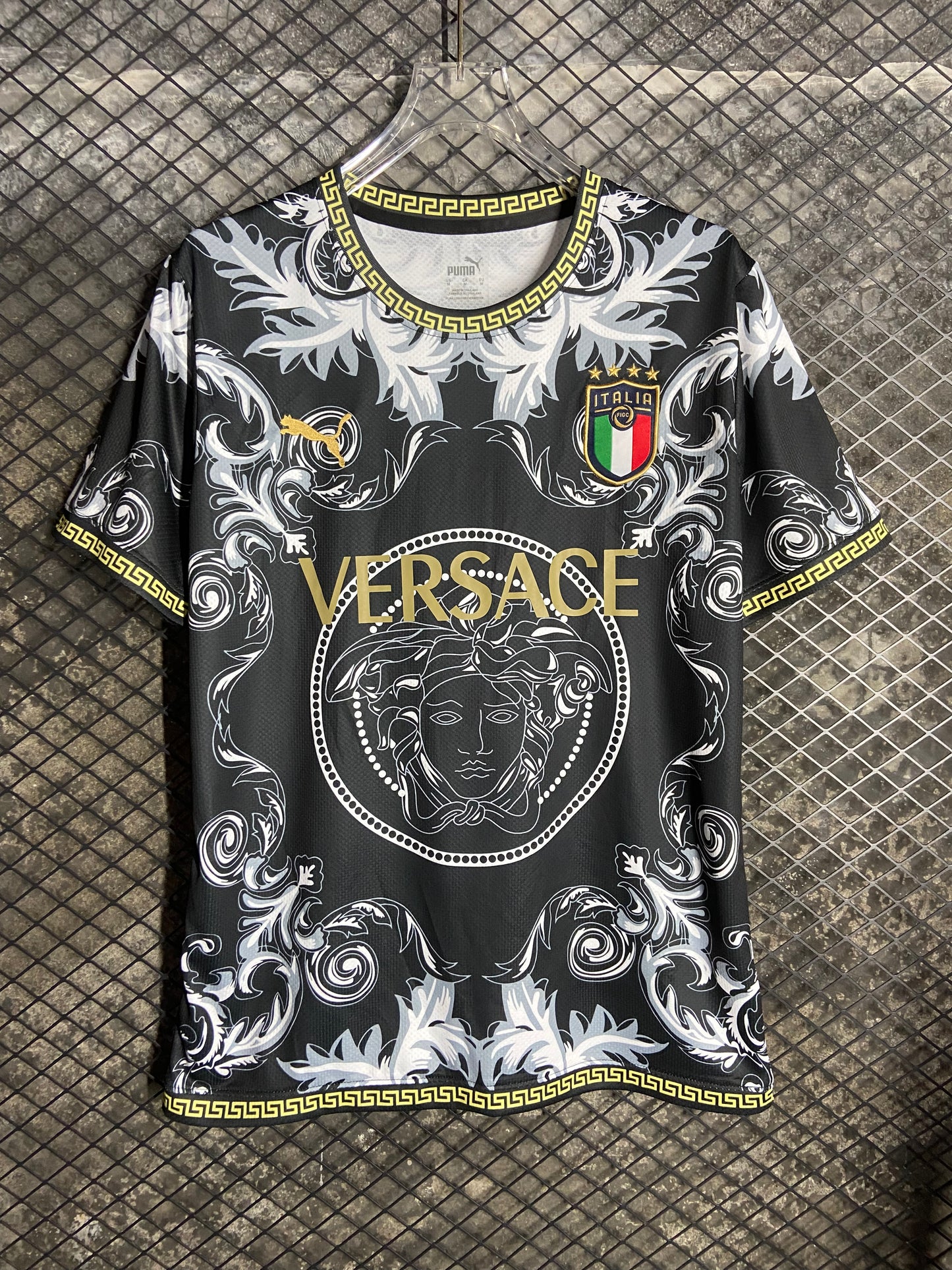 23/24 Italian Versace jersey black