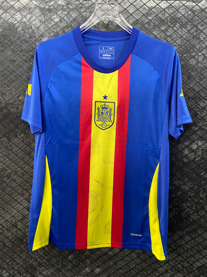 24/25 Spain Blue Pre match Training Jersey